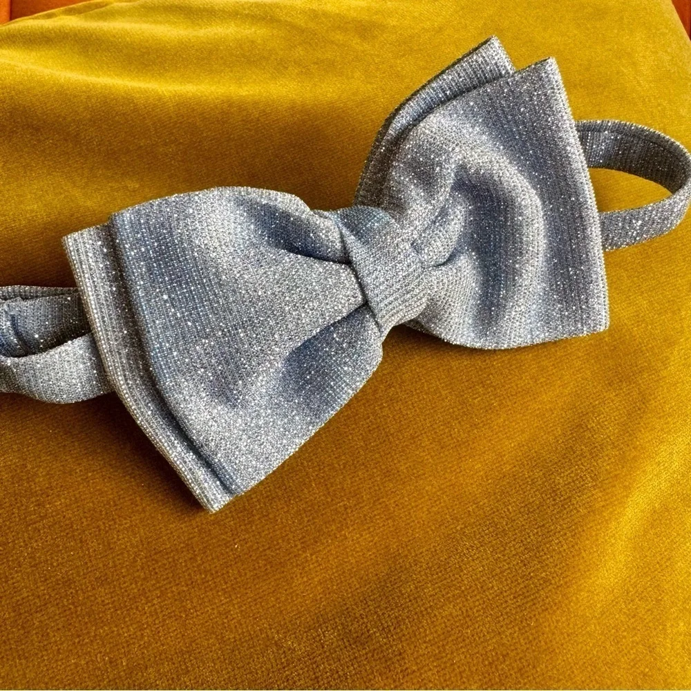 Ice Blue Bow Tie